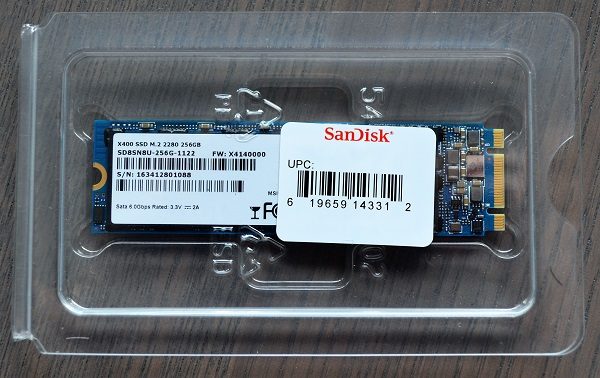 DSC 7169 600x378 - هارد سندیک SanDisk SSD M2 X400 2280 256GB استوک