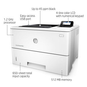 HP LaserJet Enterprise M506dn Laser Printer 3 300x300 - پرینتر اچ پی HP LaserJet M506dn استوک تحت شبکه و دو روزن