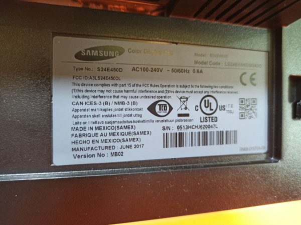 مانیتور 24 اینچ سامسونگ Samsung S24C450 استوک
