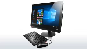 lenovo all in one desktop thinkcentre m900z touch front keyboard mouse 1 300x169 - آل این وان نسل 6 لنوو AIO Lenovo M900z